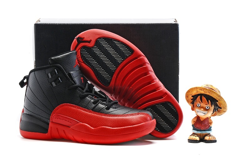 New Jordan 12 Flu Game Shoes For Kids